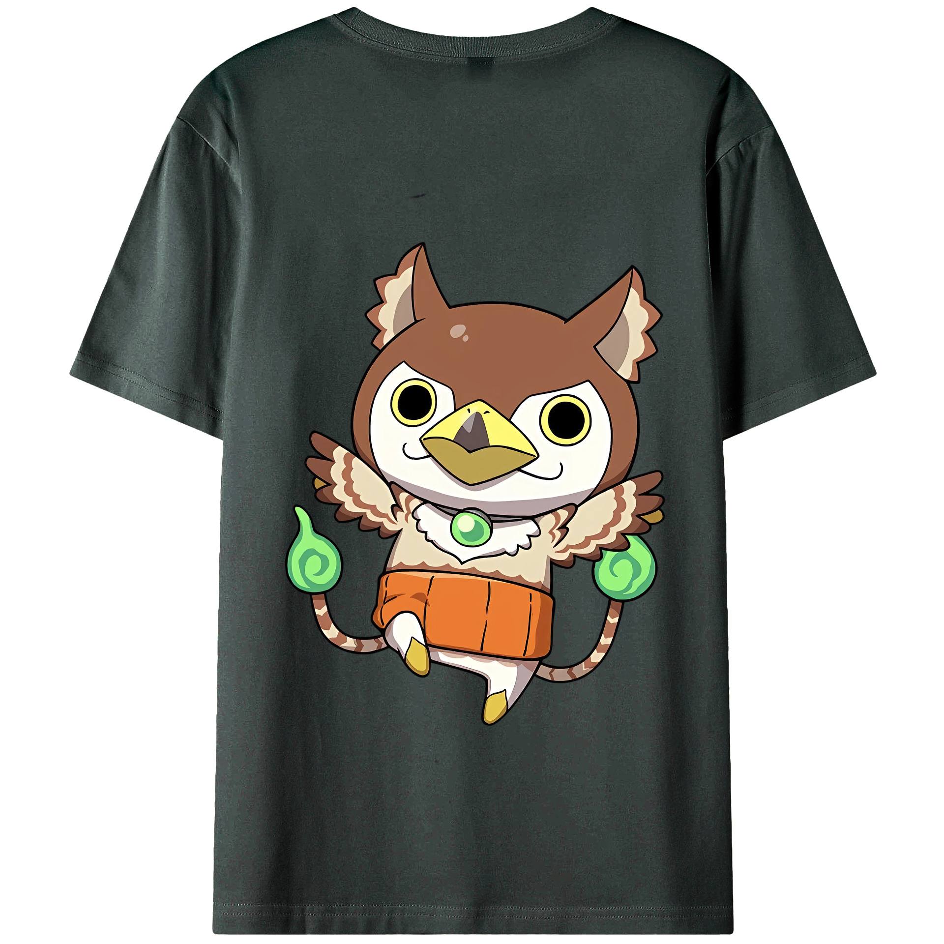 （画像用） 妖怪ウォッチ Yo-kai Watch 綿100％ メンズ半袖Tシャツ（バックプリント） 通気性
